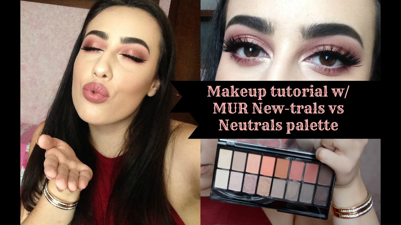 Makeup tutorial with the new MUR 