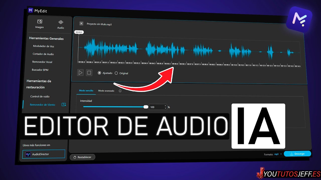 Nuevo EDITOR de AUDIO con Inteligencia Artificial ✅