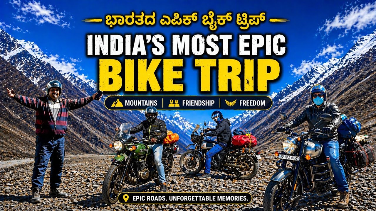 Kaza Bike Trip | India’s Most Epic Bike Ride 🏍️ | Himachal Pradesh