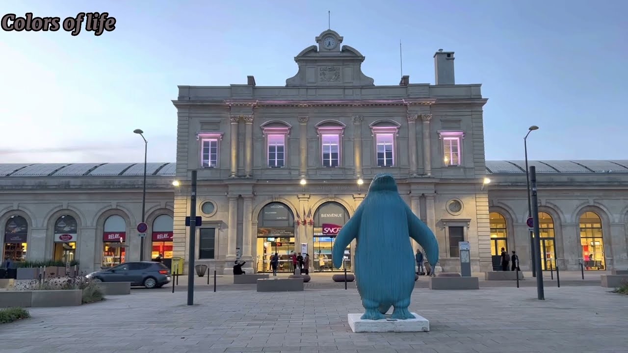 Reims city in the short video/La ville de Reims en courte vidéo.د فرانسې په شمال ختیځ کې د ریمز ښار