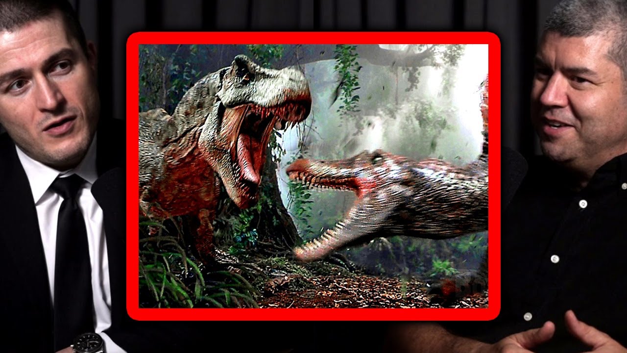 T-Rex vs Spinosaurus: Who wins? - Jurassic Park 3 fight revisited | Dave Hone and Lex Fridman