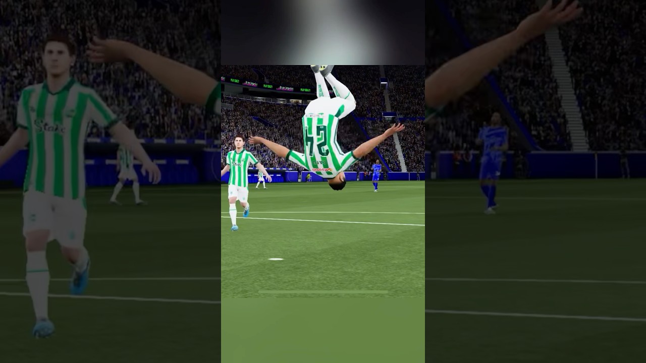 Flip Celebration in #football #efootball2025 #backflip #frontflip #acrobatics #flip #dance #fyp