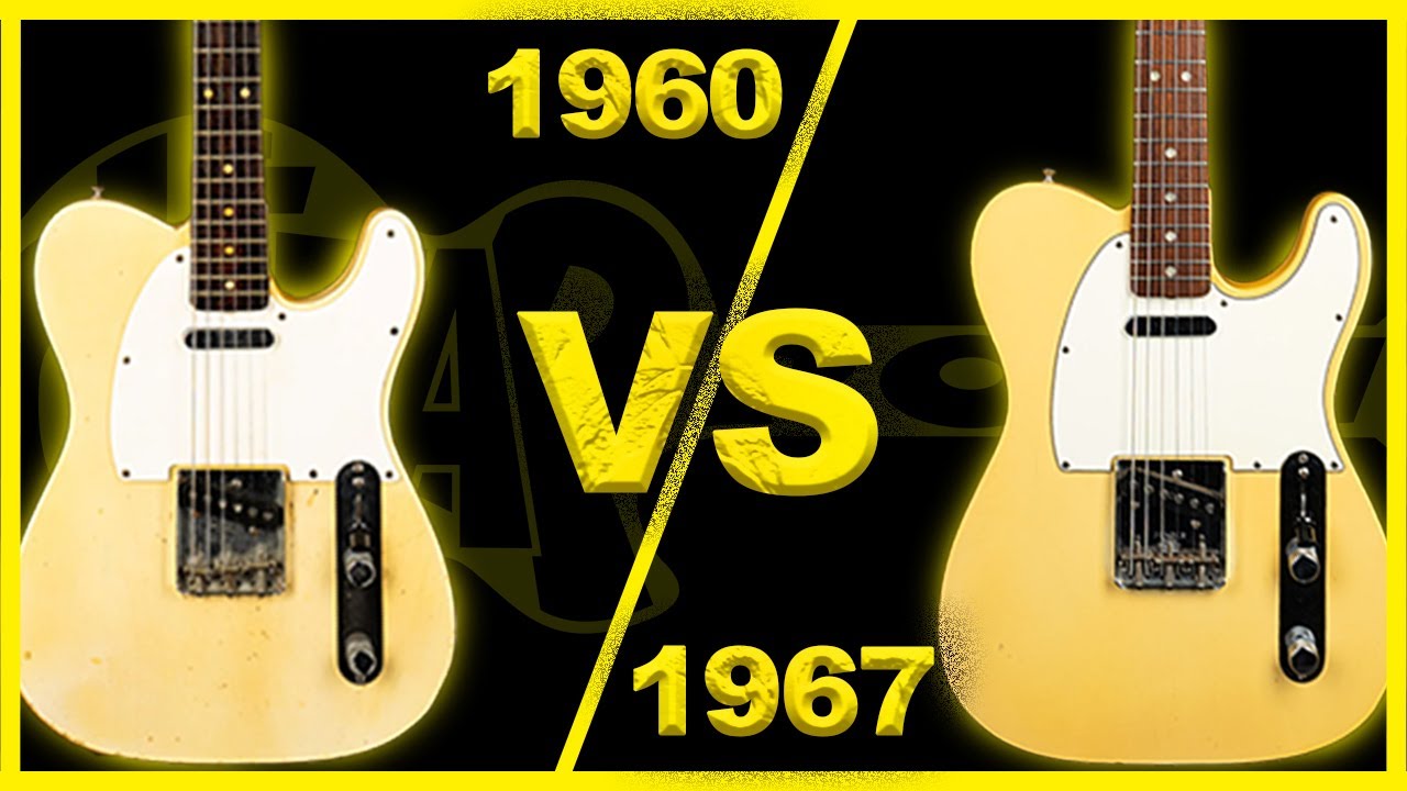 Fender 1960 Telecaster vs 1967 Telecaster Comparison
