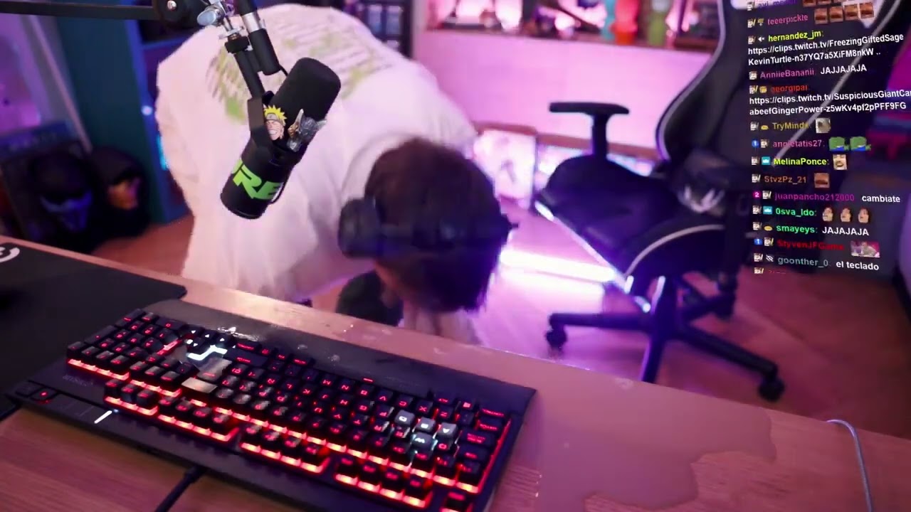 A Rubius se le cae su café en su set up 🤣🤣🤣🤣🤣🤣🤣