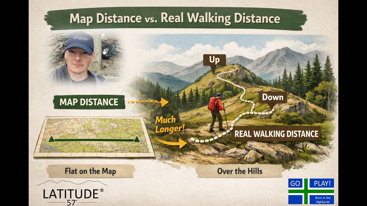 Map Distance vs Real Distance – Why Your Hike Is Longer Than It Looks!