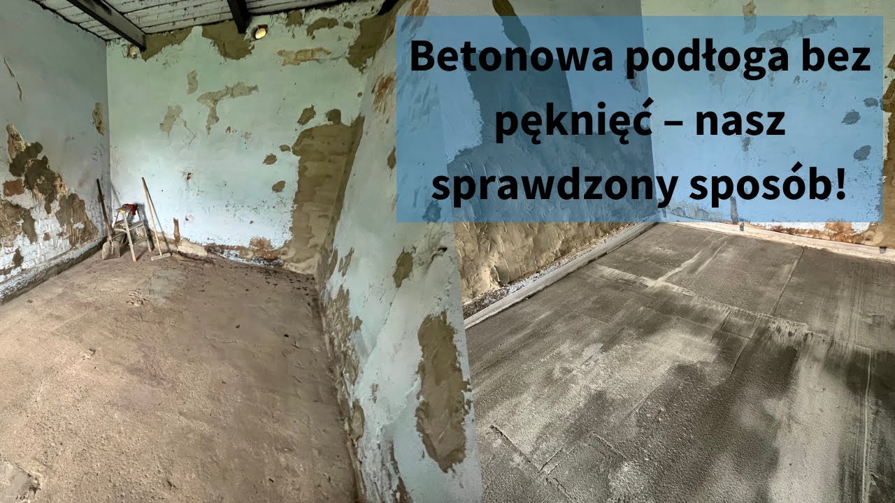 Betonowa podłoga bez pęknięć – nasz sprawdzony sposób!