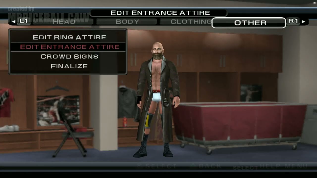 Tommaso Ciampa | SVR2011 CAW PS2 PSP MRRICEBALL CAW FORMULA