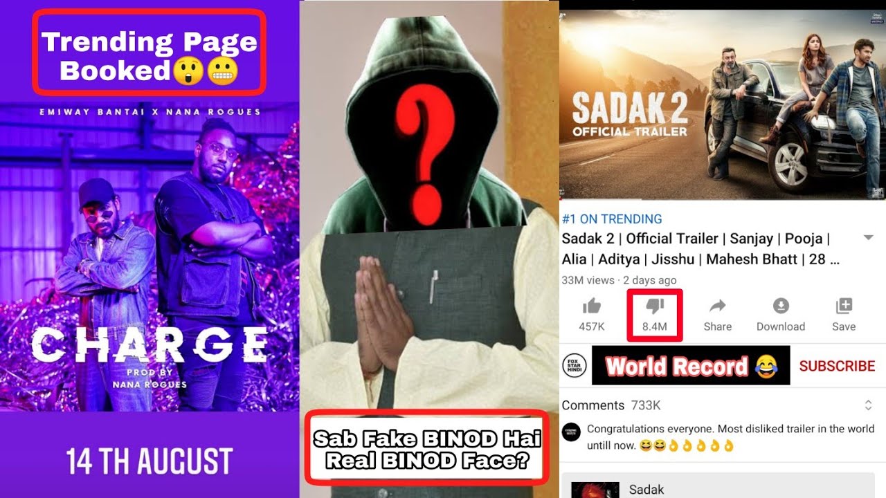 Asli Binod Koun Hai Face Reveal | Most Dislike Video In The Would | Trending Page Booked On Emaiway