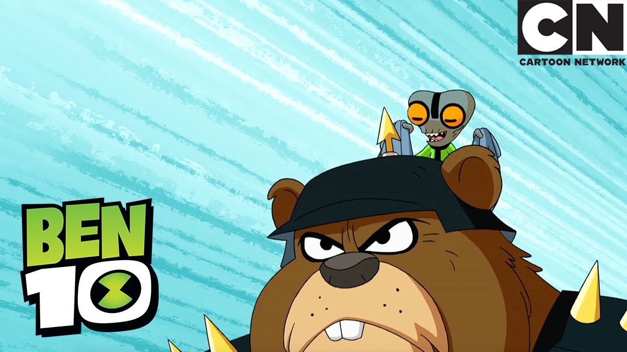 Ben 10 Takes Down An 'Oversized Gerbil' | Ben 10 | Cartoon Network