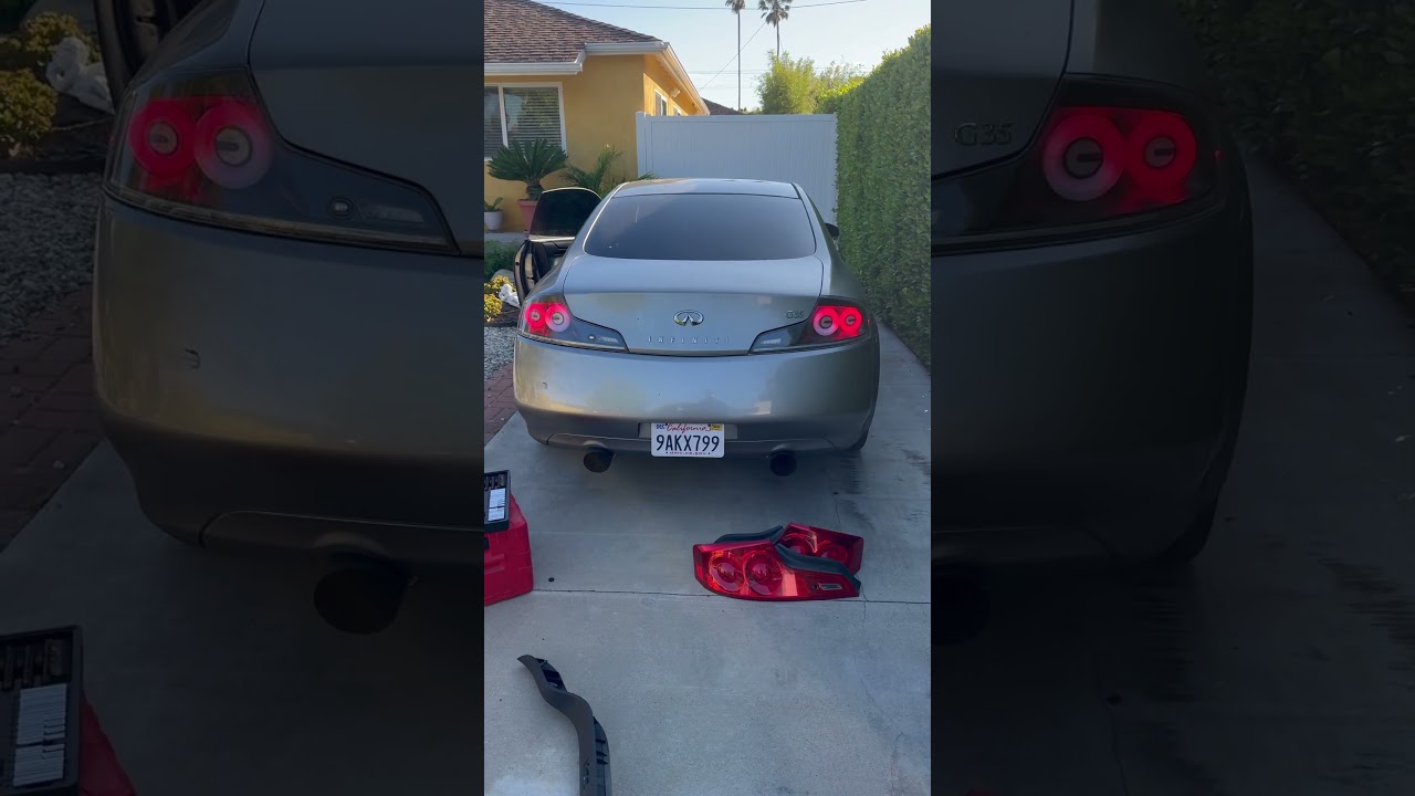 G35 coupe spec d taillights