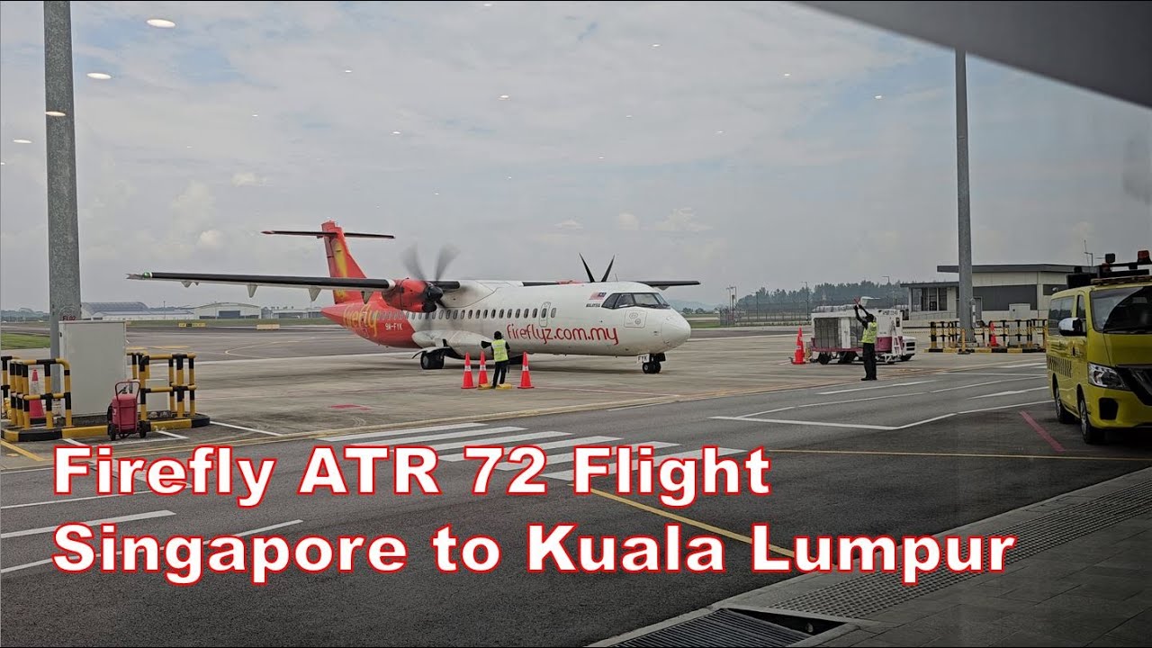 Firefly Flight from Singapore Seletar Airport to Kuala Lumpur Subang Airport