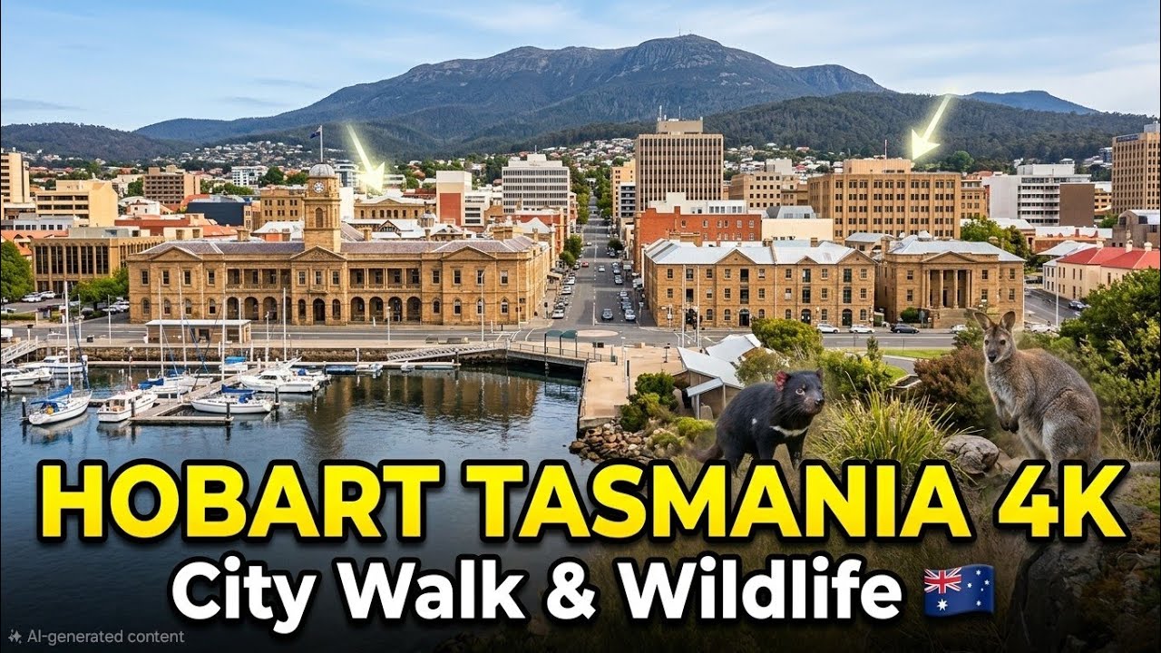 Exploring Hobart City on Foot | Tasmania Travel Vlog Day 01
