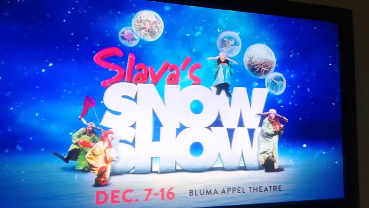 Slava's Snow Show,  Toronto, 8-Dec, 2018.
