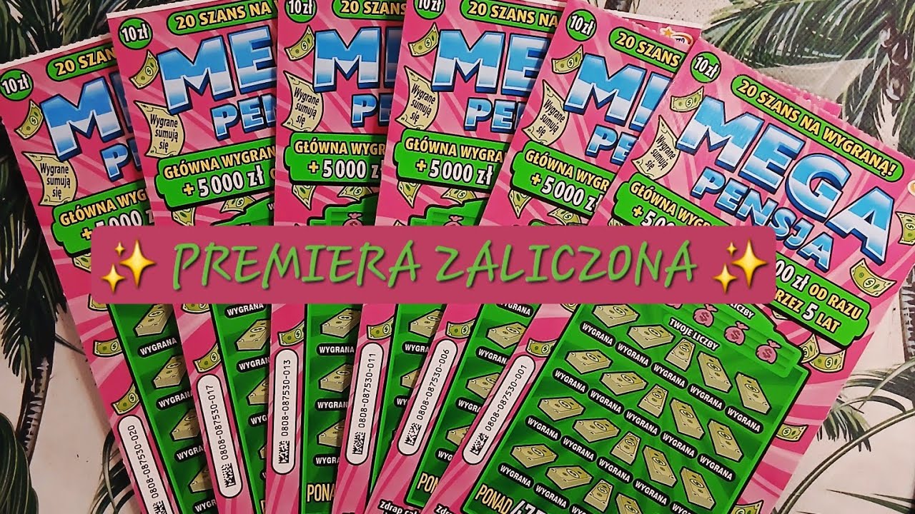MEGA PENSJA PREMIERA 🤩✨️ #zdrapki #zdrapkilotto #lotto #scratchcards #scratch #wygrana #premiera 