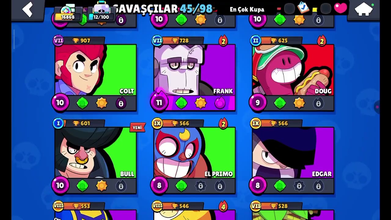 Bugün brawl stars oynadım bölüm 2