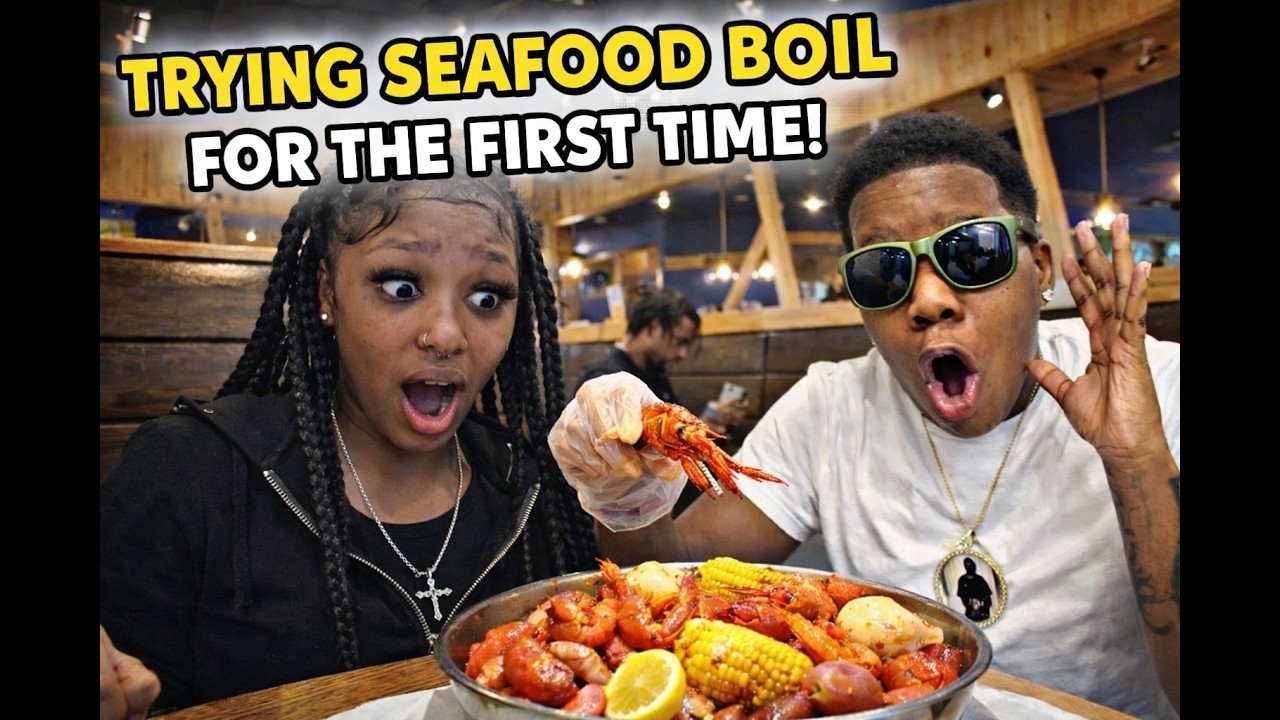 TRYING SEAFOOD FOR THE FIRST TIME!😱