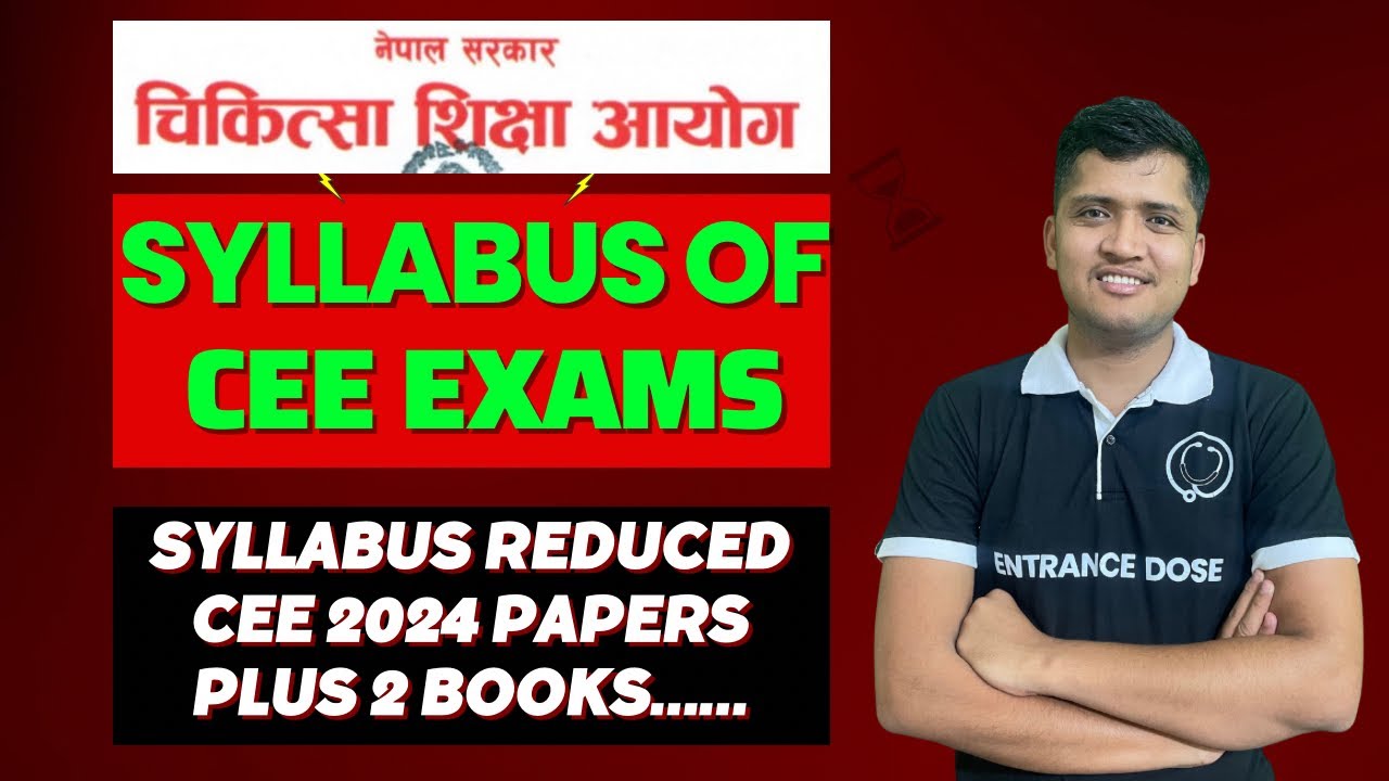 SYLLABUS For Common Entrance Exam | Question Out of Syllabus , CEE 2023 Questions Paper , Reduced