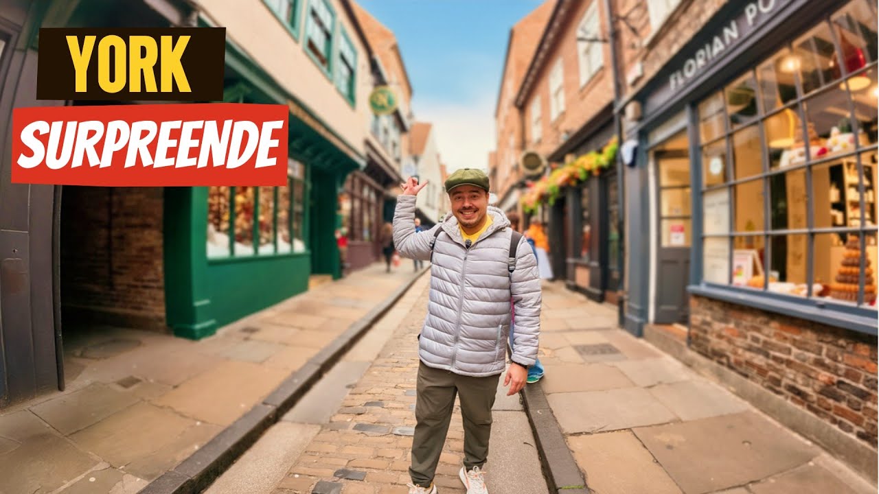 York nos SURPREENDEU! A cidade medieval mais charmosa da Inglaterra 🇬🇧/4K