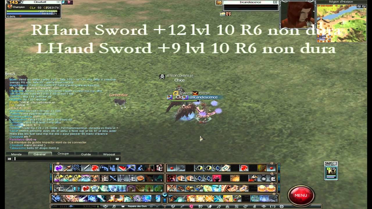 [Rappelz Epic 7.1] Some soldier combos...