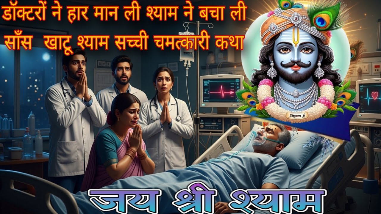 डॉक्टरों ने हार मान ली, श्याम ने बचा ली साँस 🙏 खाटू श्याम सच्ची चमत्कारी कथा🏵️