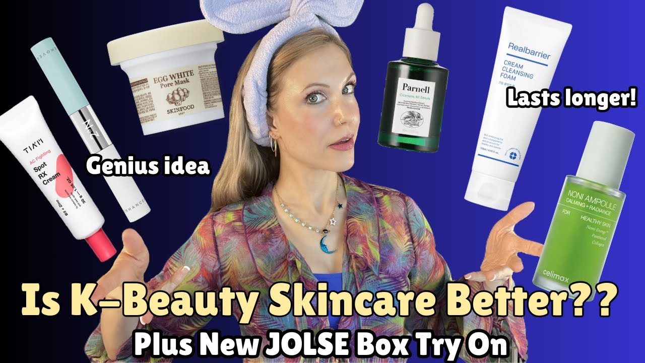 Is K-Beauty Skincare Better than Western? (Jolse Box Try On)