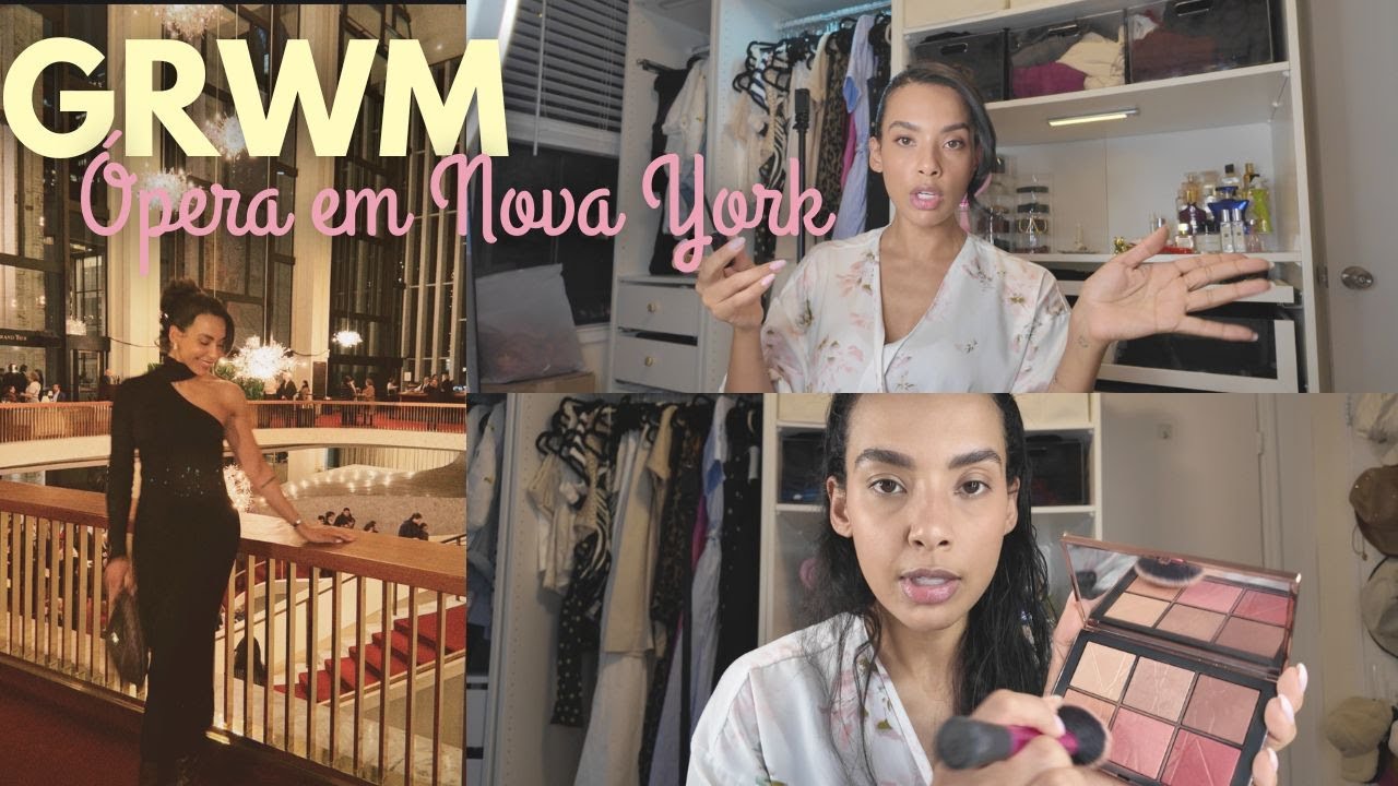 ARRUME-SE COMIGO PARA ÓPERA EM NOVA YORK | Make, cabelo e look