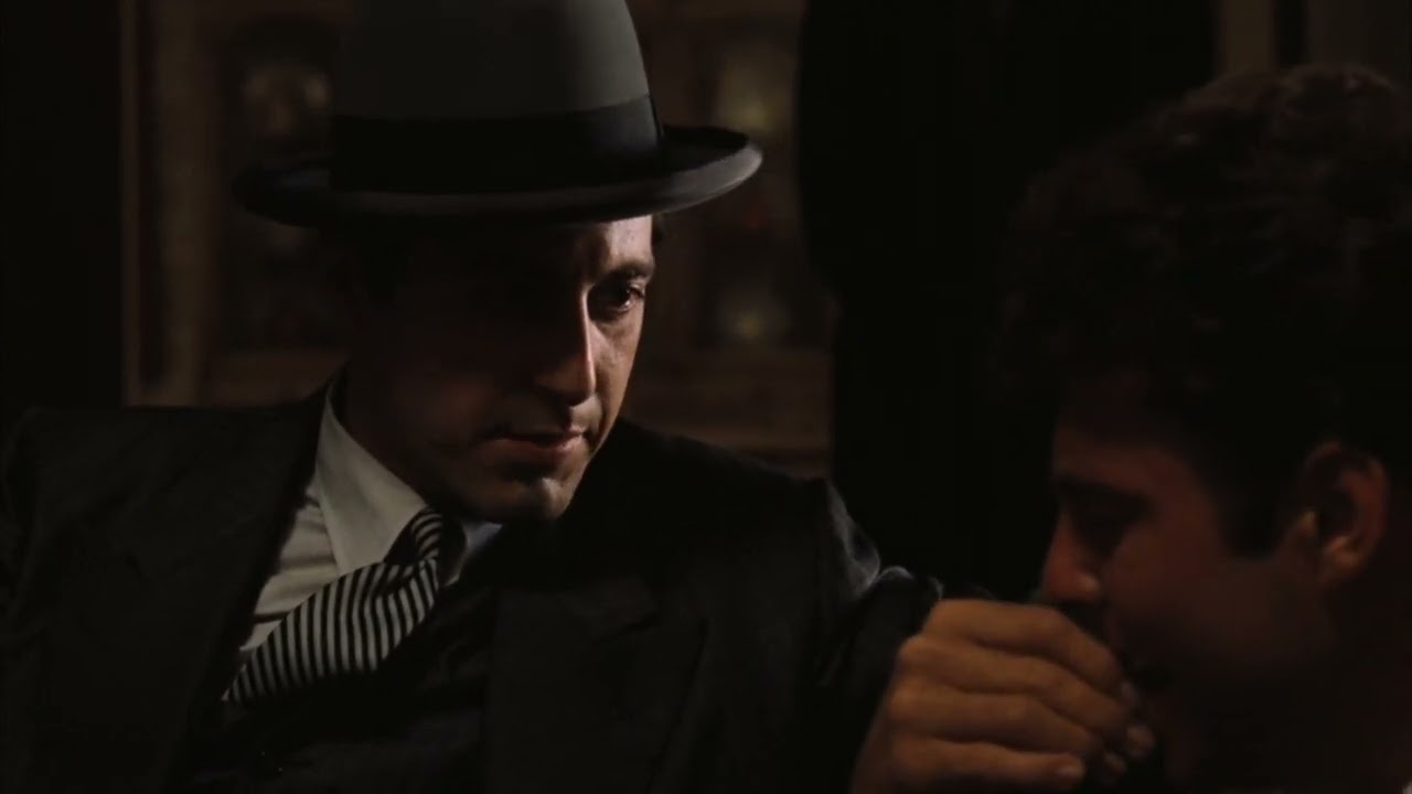 Il Padrino (1972) - Michael uccide Carlo Rizzi