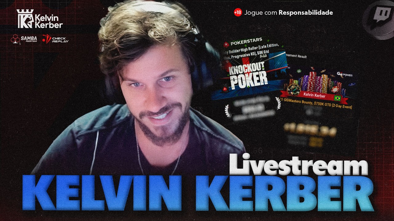 KELVIN KERBER LIVESTREAM - Melhores Momentos 62 | Kelvin Kerber Poker