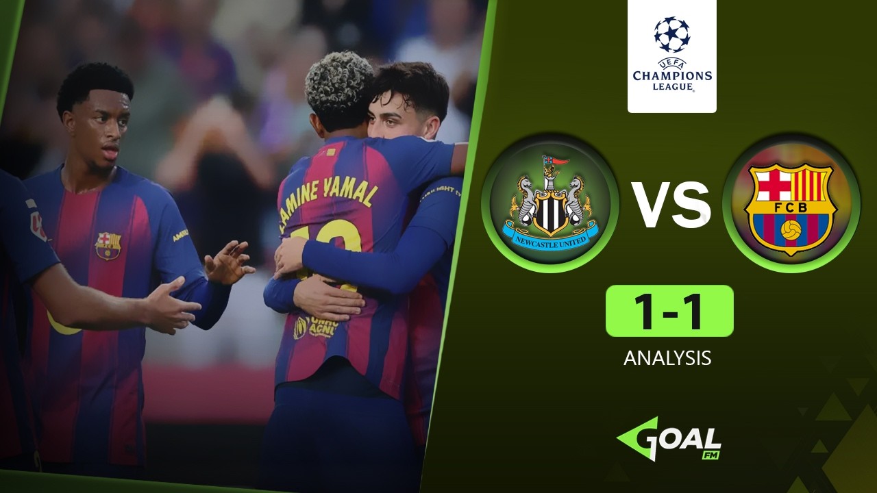 تحليل مباراة برشلونه و نيوكاسل 1-1 | دوري ابطال اوروبا