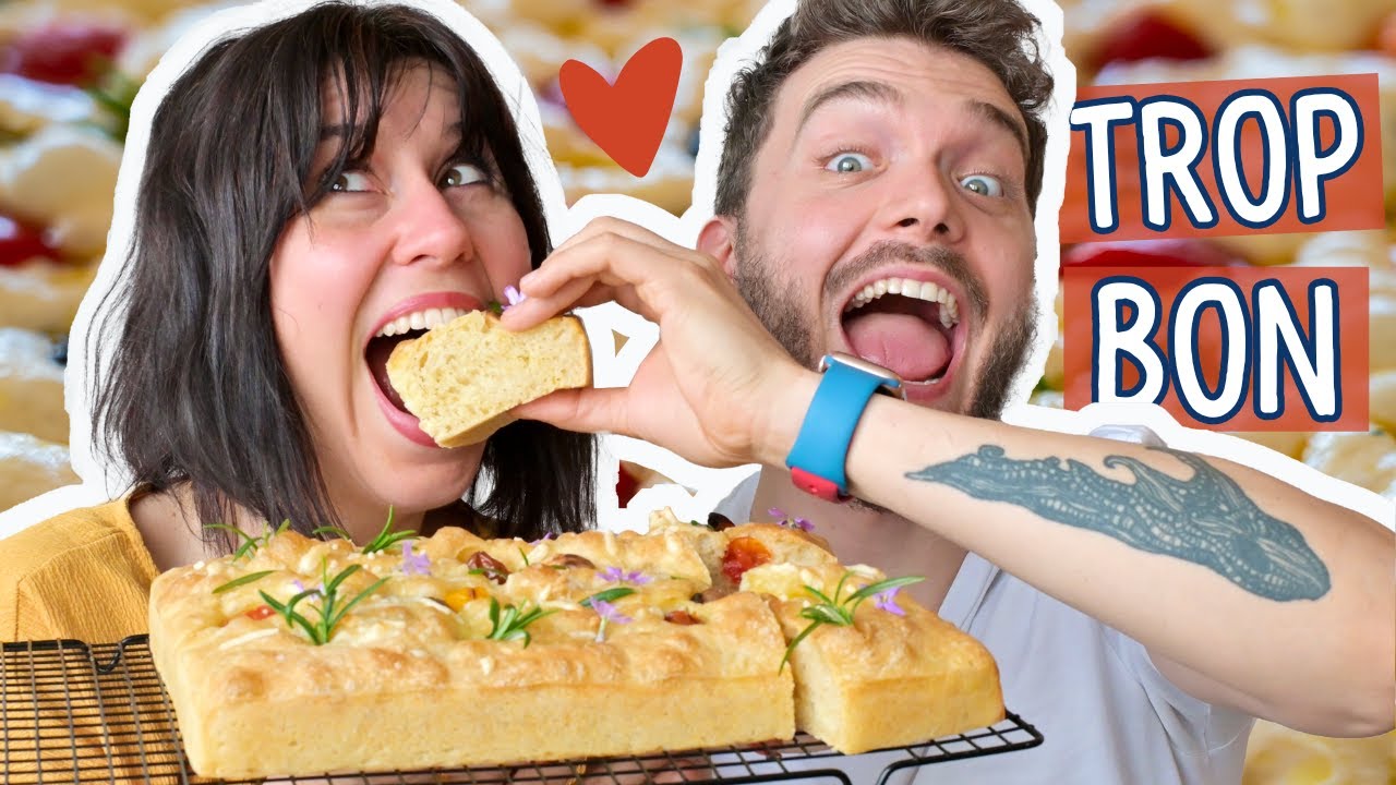 TUTO FOCACCIA TRADITIONNELLE À LA MAISON 🇮🇹🍞 TRÈS MOELLEUSE (ET FACILE !) l LA TOUCHE SALÉE #3