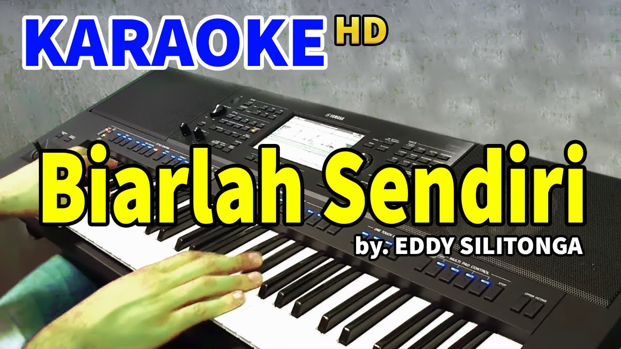 BIARLAH SENDIRI by Eddy Silitonga | KARAOKE HD