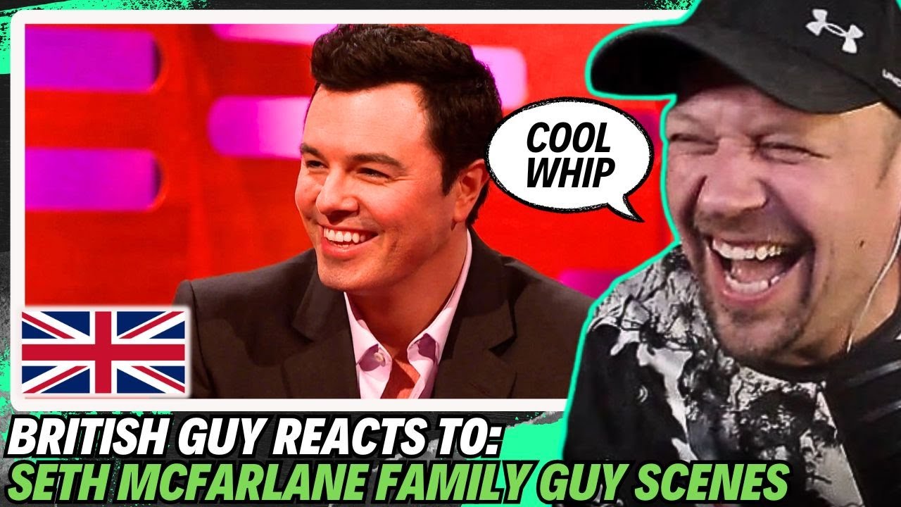 SETH MCFARLANE Acting out Family Guy Scenes in Person Is HILARIOUS [ Reaction ] | UK 🇬🇧