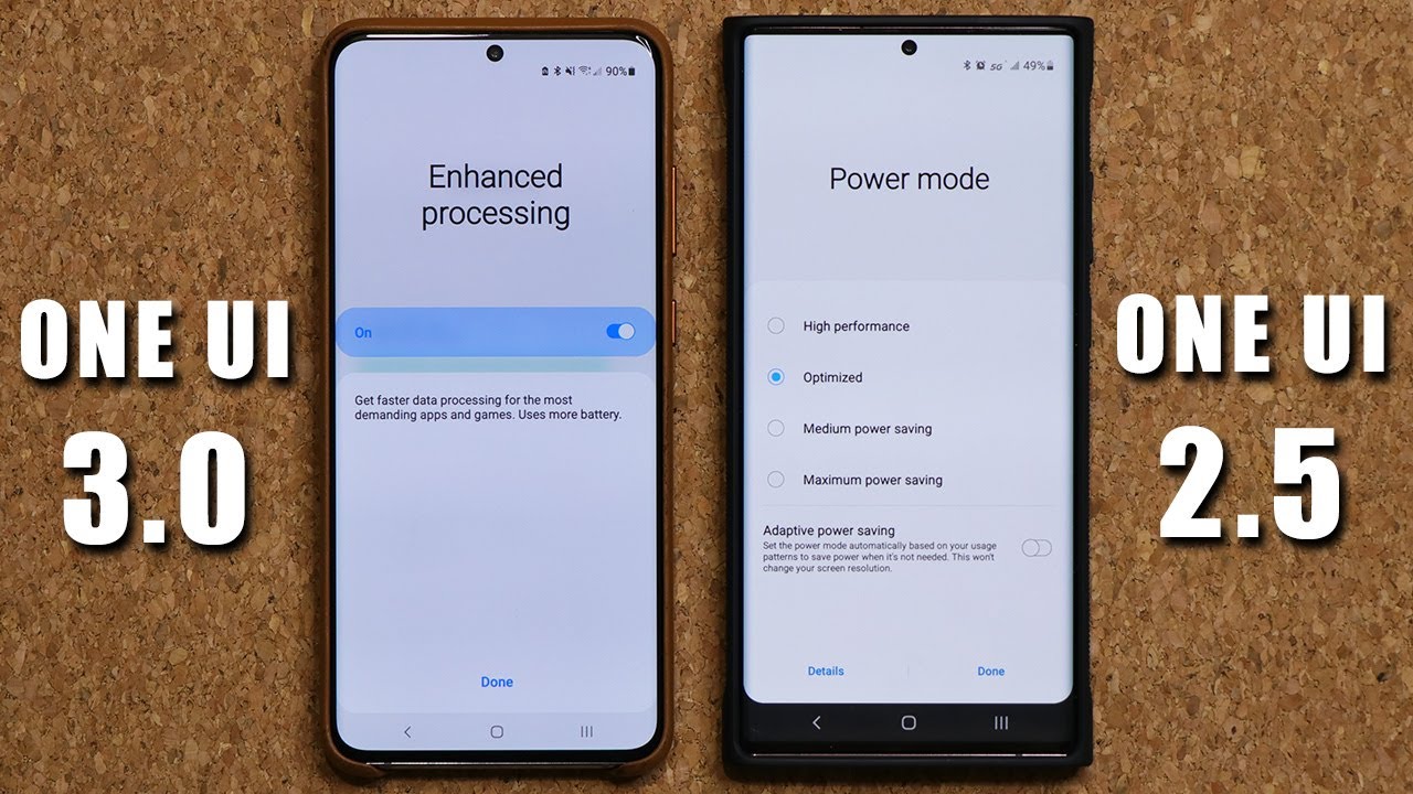 Samsung ONE UI 3.0 vs ONE UI 2.5 - Many Changes in BATTERY SETTINGS and Device Care