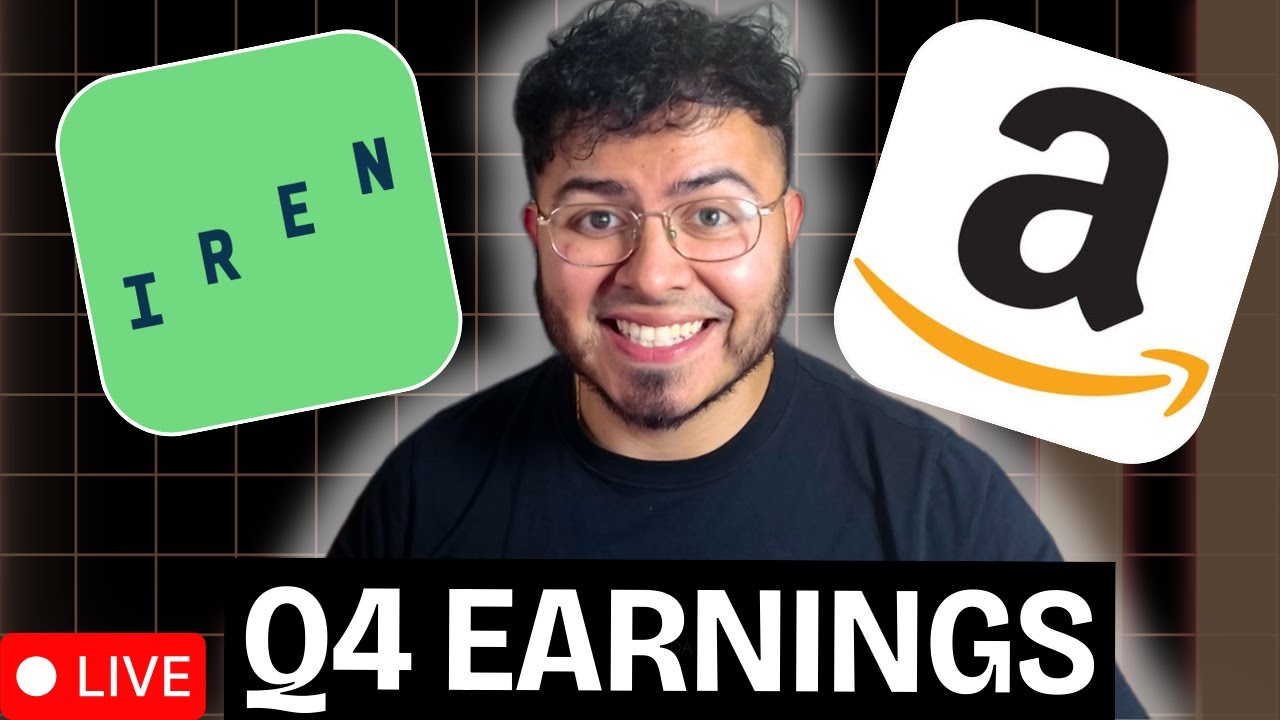 AMAZON, IREN EARNINGS LIVE -- WILL AI STOCKS BE SAVED?