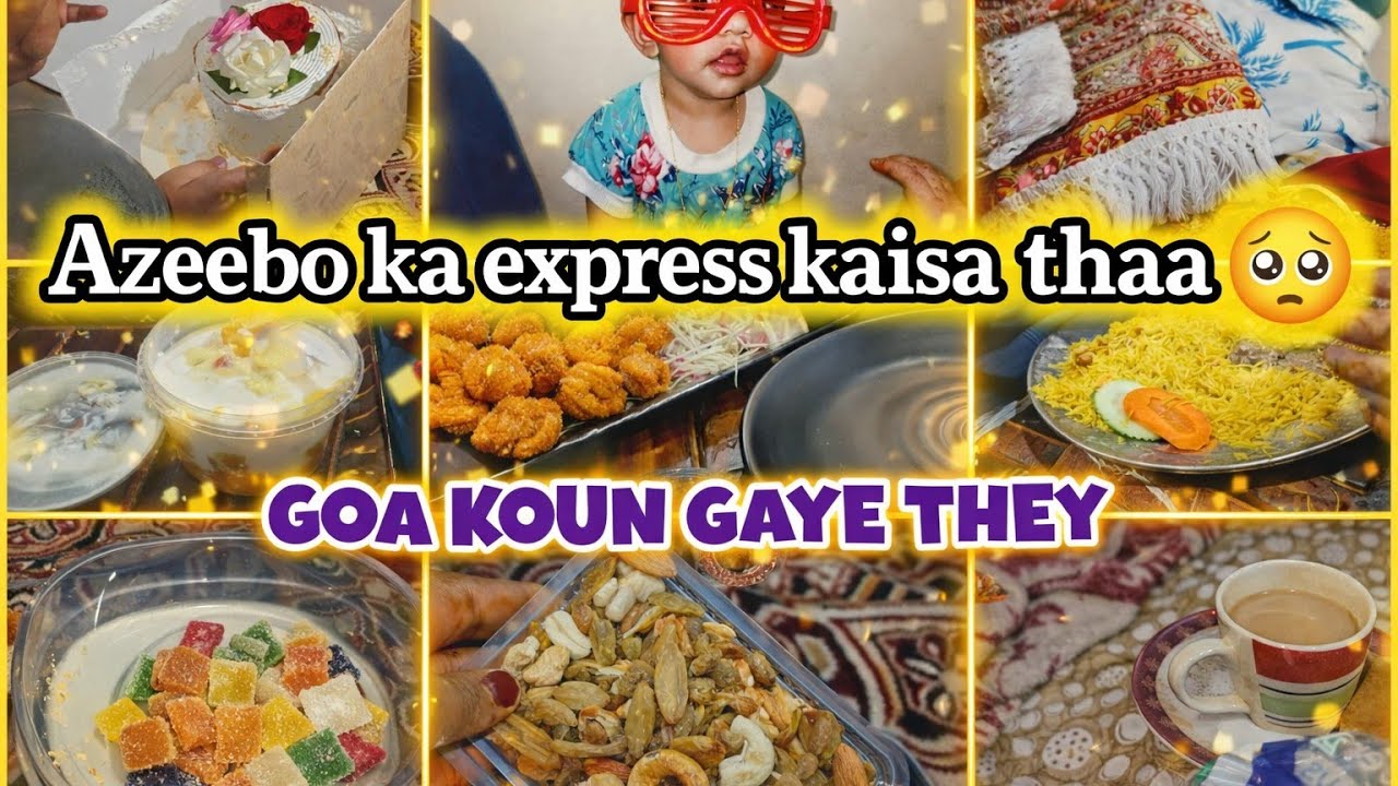 Azeebo ki mandi  😢 | Goa Koun Gaye They? | Family Vlog & gifts✨ #familyvlog #ytvlogs