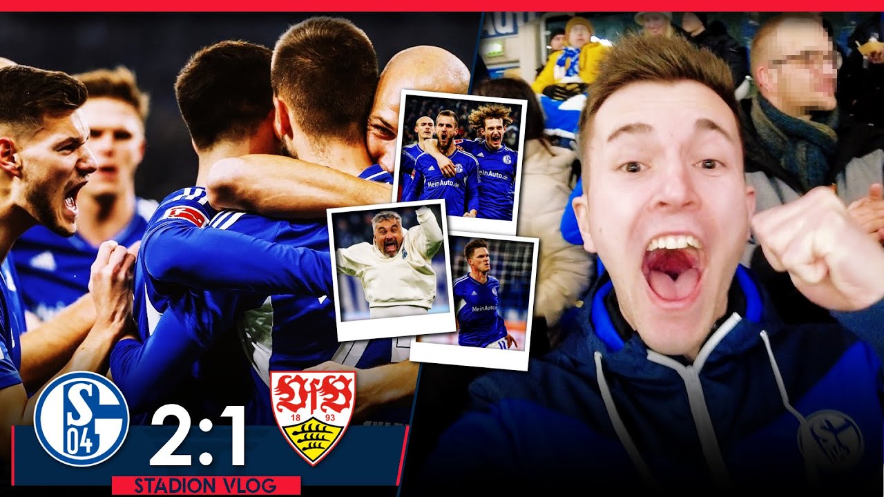 SCHALKE vs STUTTGART 2:1 Stadion Vlog 🔥 Endlich ein Sieg! Geisteskranke Stimmung!