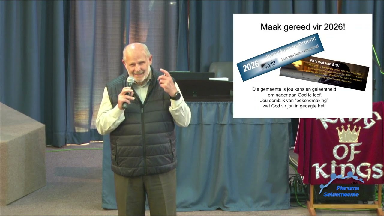 Johnie van Niekerk 2025 12 14 Oggenddiens Droom Fees
