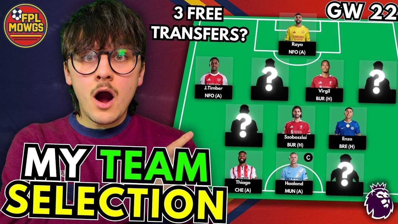 FPL GW 22 TEAM SELECTION | SELLING CUNHA! ❌ | FPL tips 2025/26
