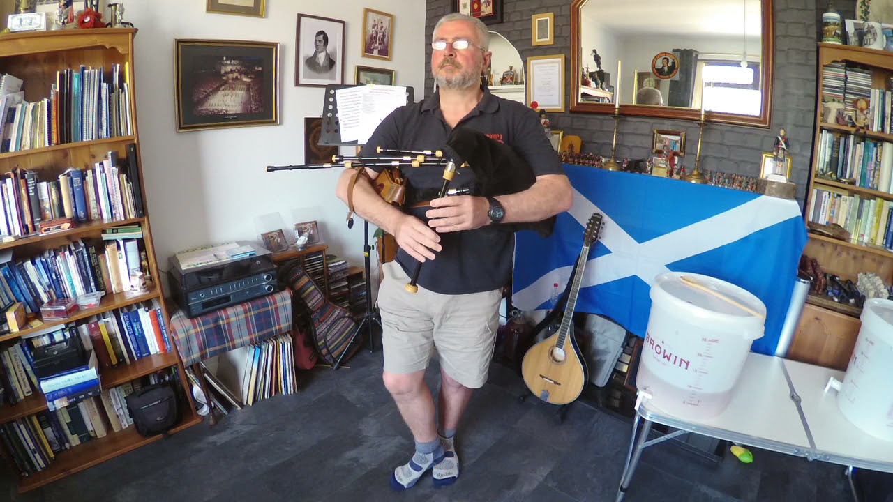 LBPS member Neil Clark playing All The Blue Bonnets Are Over The Border from the LBPS Blue Book.