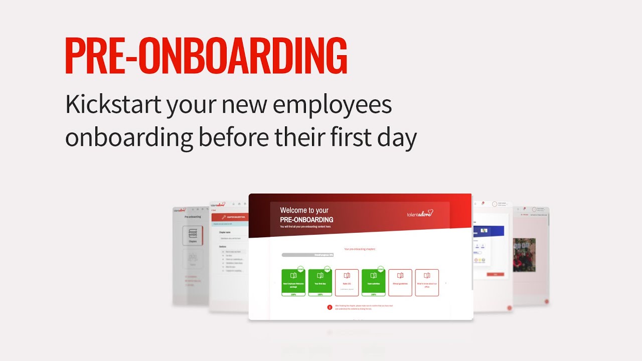 TalentAdore Pre-Onboarding Module