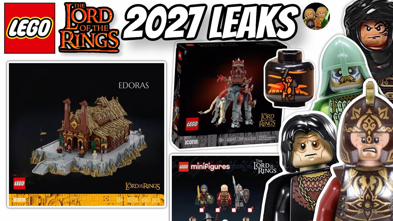 НОВЫЕ утечки LEGO Властелин колец 2027: ЭДОРАС, МУМАКИЛ и батлпаки!