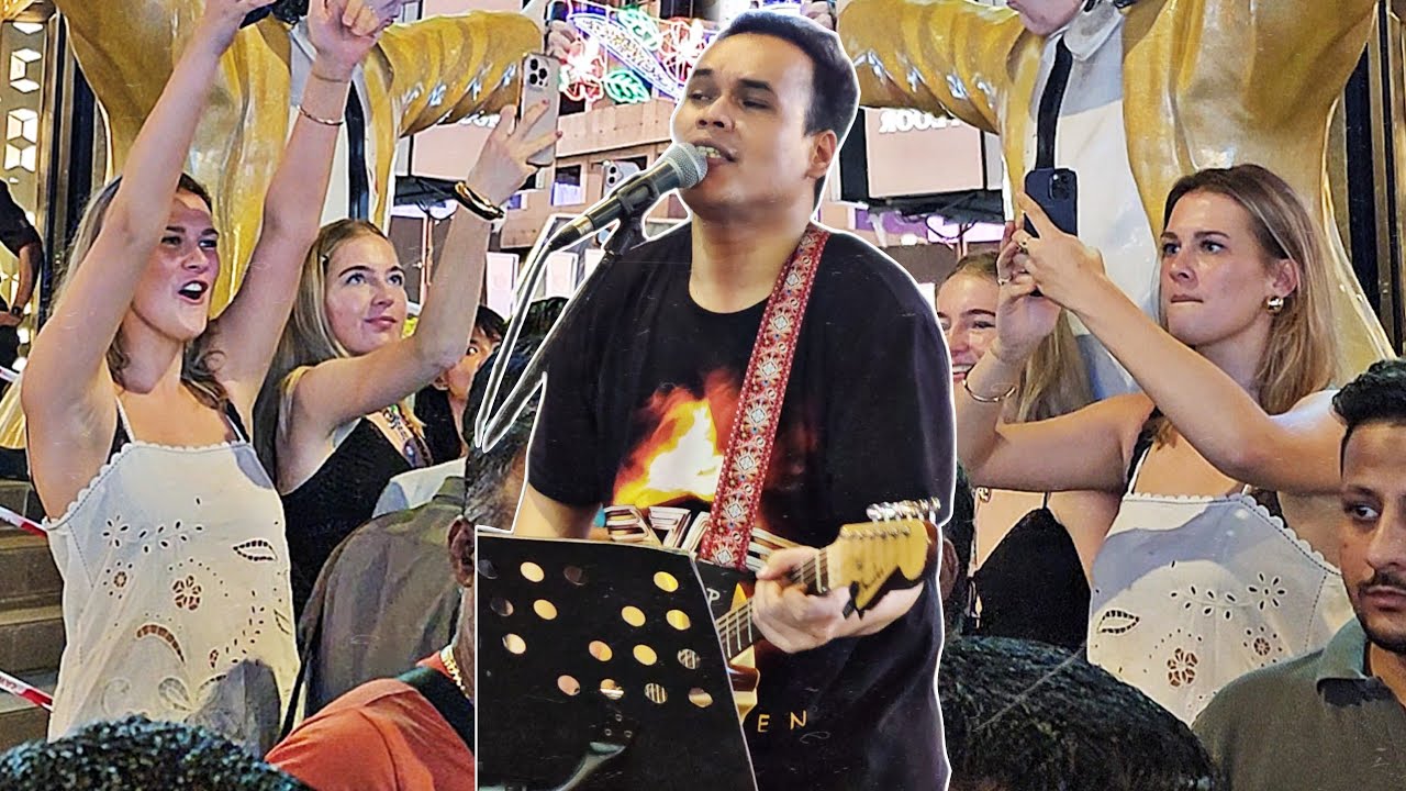 TOURIST CANTIK DARI BELANDA ENJOY LAYAN BUSKING DI BUKIT BINTANG