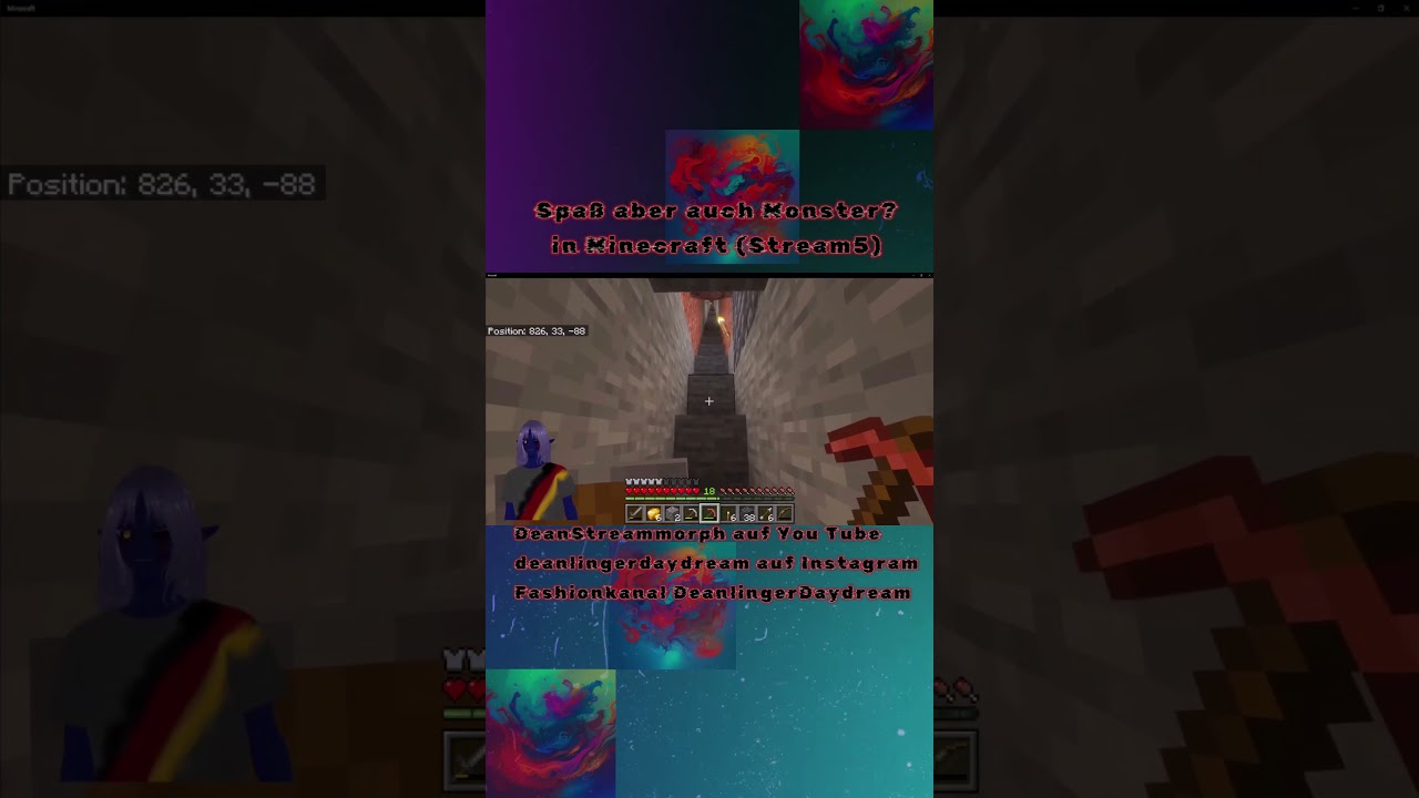 Spaß aber auch Monster in Minecfraft Stream5 