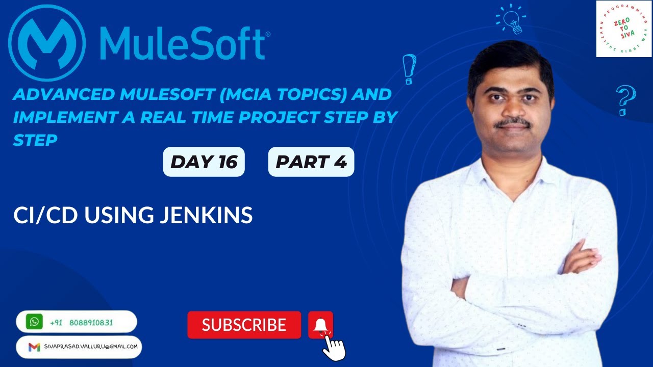 MULE ADVANCED - DAY16  CI CD USING JENKINS