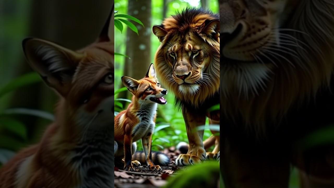 Strength or Wisdom? | The Lesson of the Lion and the Cunning Fox | Moral Story in Urdu