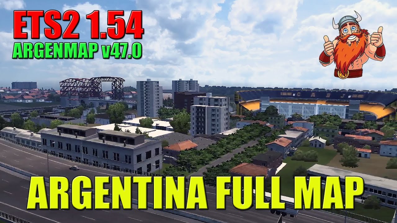 ETS2 | EL MAYOR MAPA DE ARGENTINA - ArgenMap 🧉 (Incluye Chile, Uruguay e Islas Malvinas) 🌏 🚛