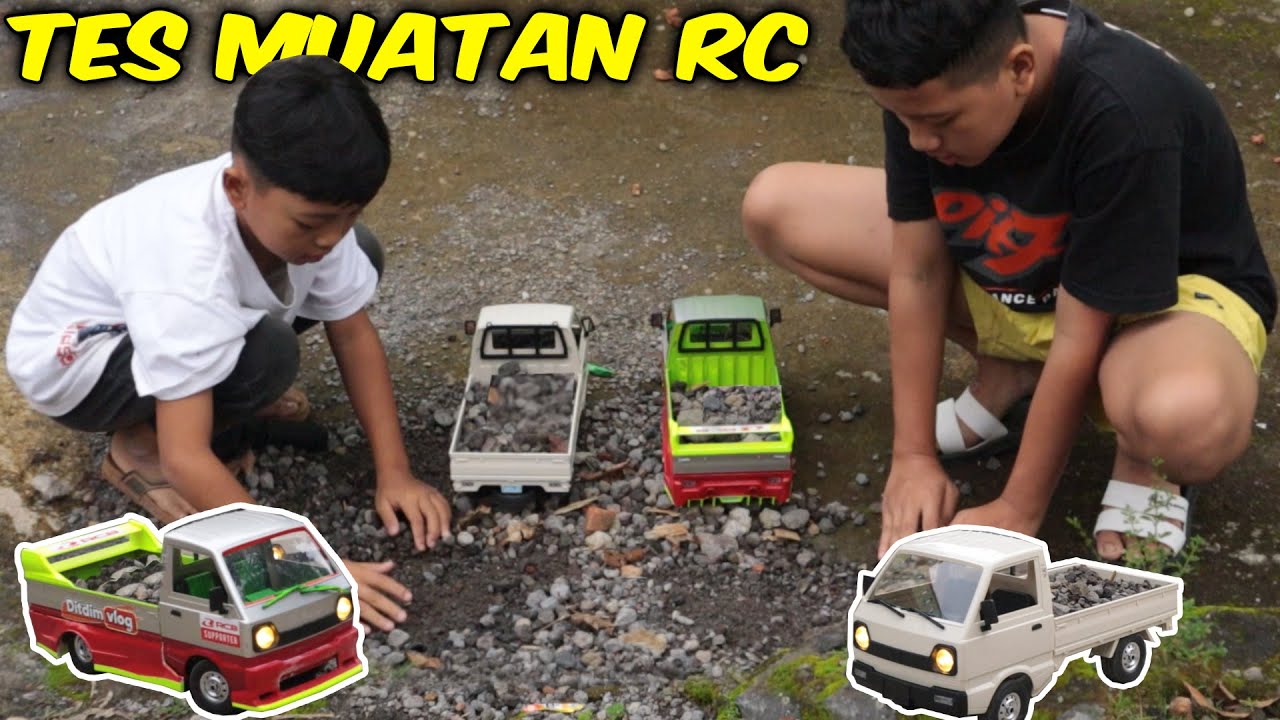 RC DITDIM COBA TES MUATAN BATU, KUAT GAK YA??
