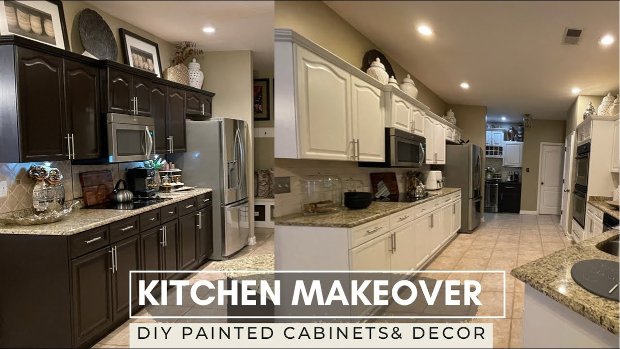 Kitchen Makeover | DIY Painted Cabinets & Decor | Ginger Jar