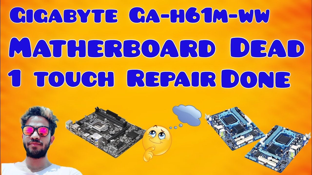Gigabyte H61m-ww Motherboard Dead 1 Tach Repair Done