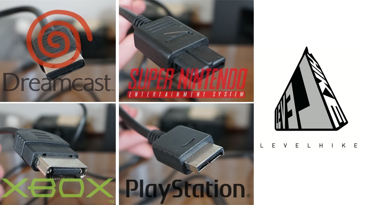 HDMI-кабели LevelHike для ретро-консолей: SNES, PS1/2, Xbox и Dreamcast
